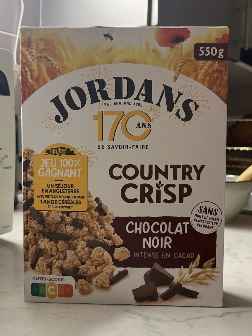 Country Crisp - Chocolat noir 70% cacao
