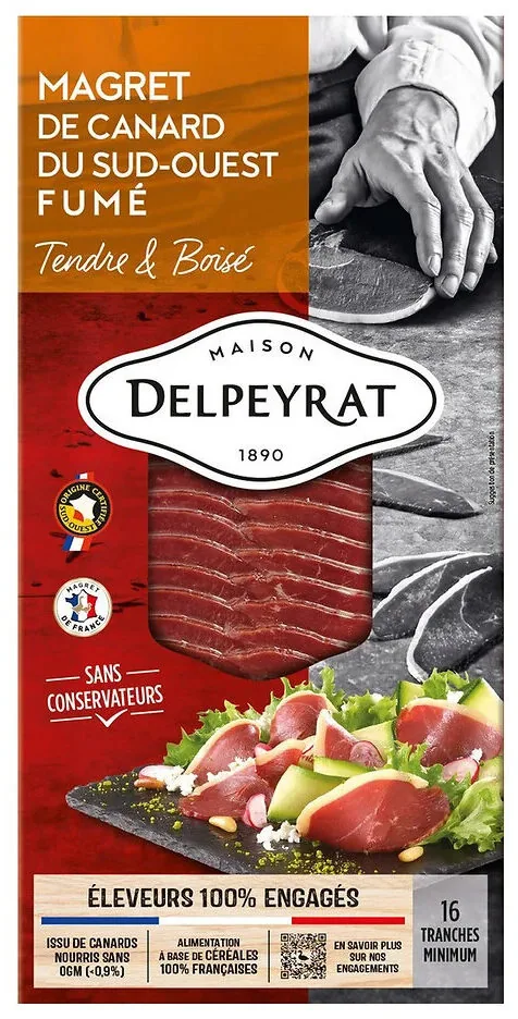 Magret de canard du sud ouest fumé
