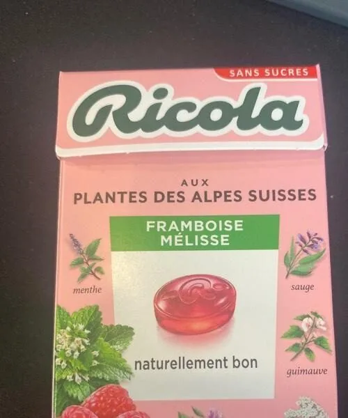 50G RICOLA FRAMBOISE MELISSE