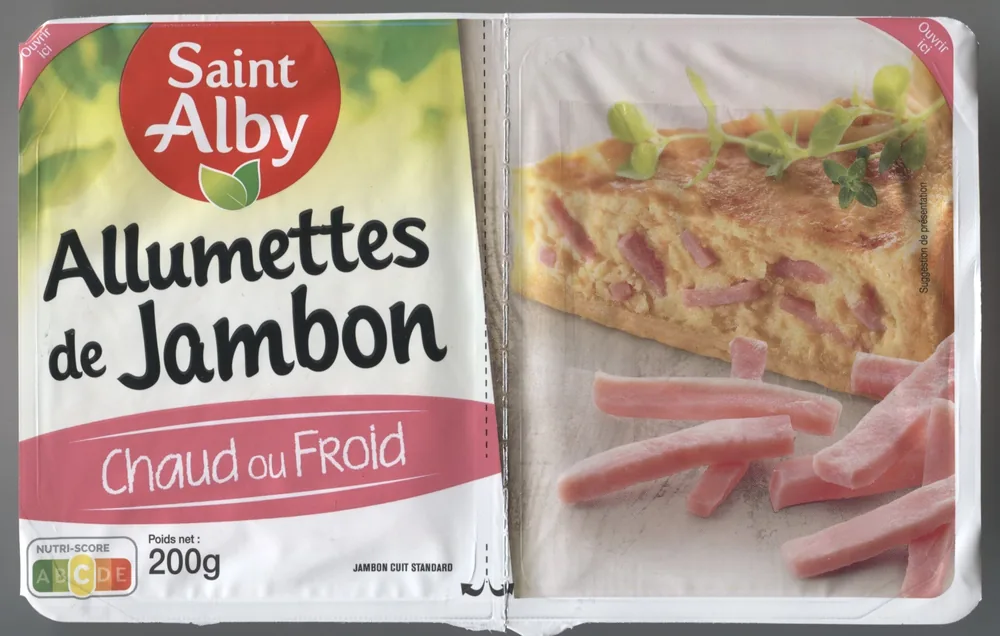 Allumettes de jambon