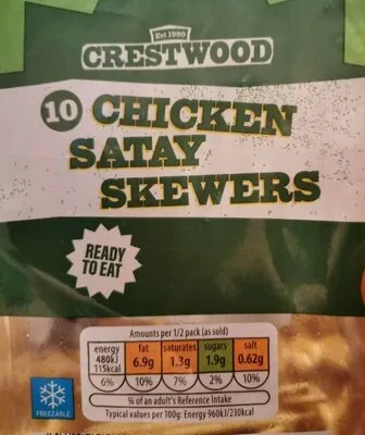 10 Satay Chicken Skewers
