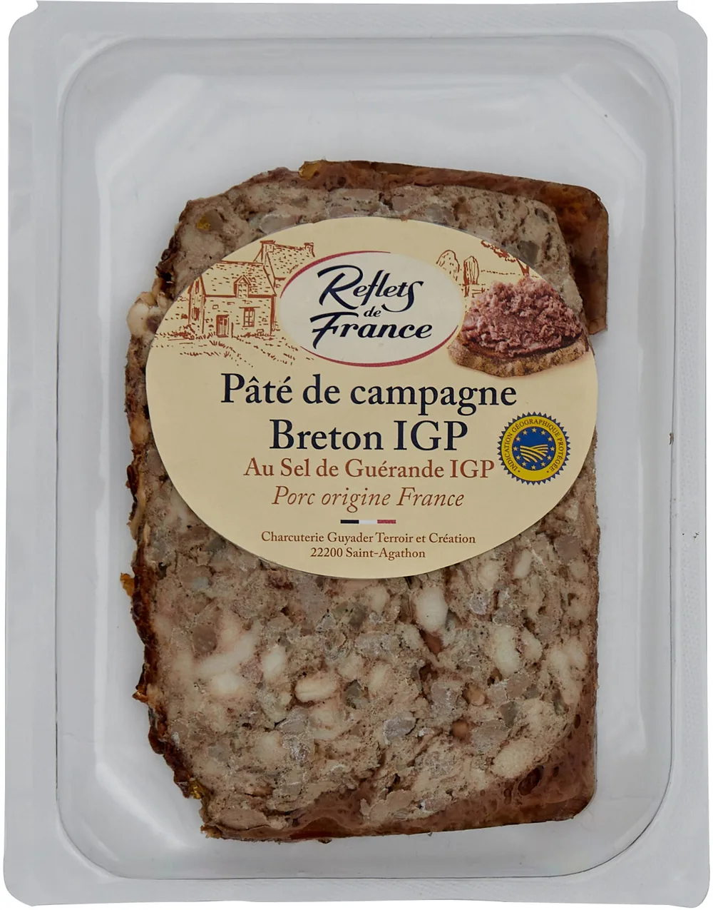Pâté de campagne Breton IGP au sel de Guérande IGP