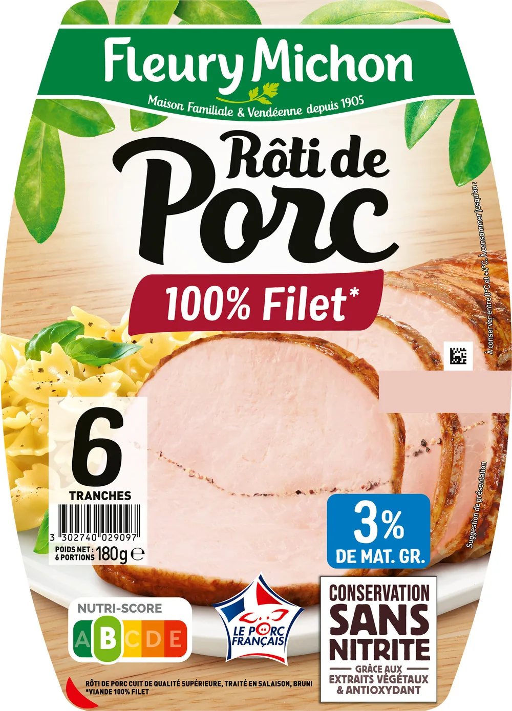 Rôti de Porc - 100 % filet*