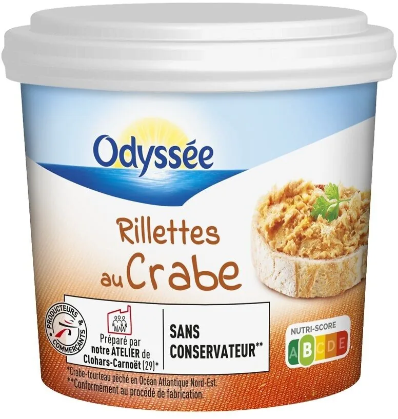 Rillettes au crabe - 150g