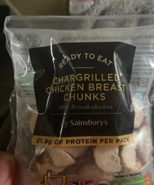 Chargrilled chicken breast chunks