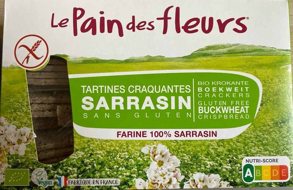 Tartines craquantes au sarrasin