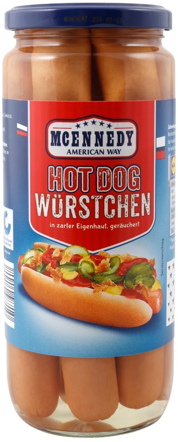 Hot Dog saucisses fumées