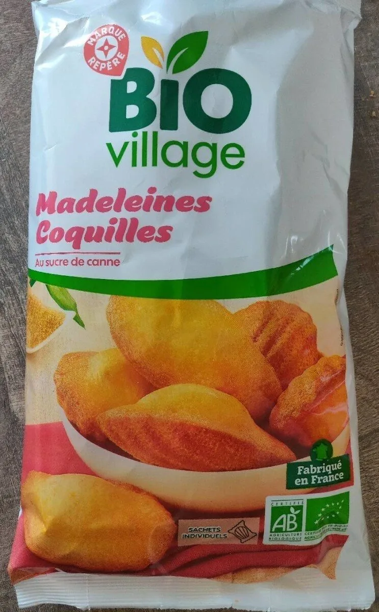 Madeleines coquilles bio
