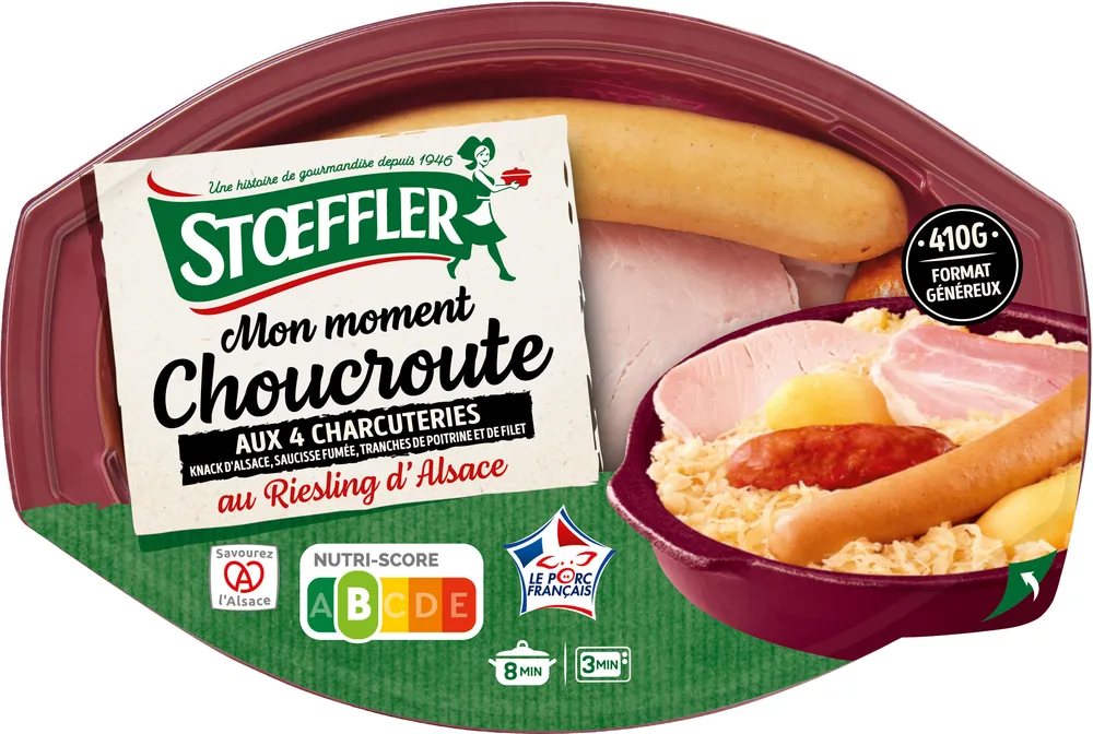 Mon moment Choucroute aux 4 charcuteries au Riesling d'Alsace