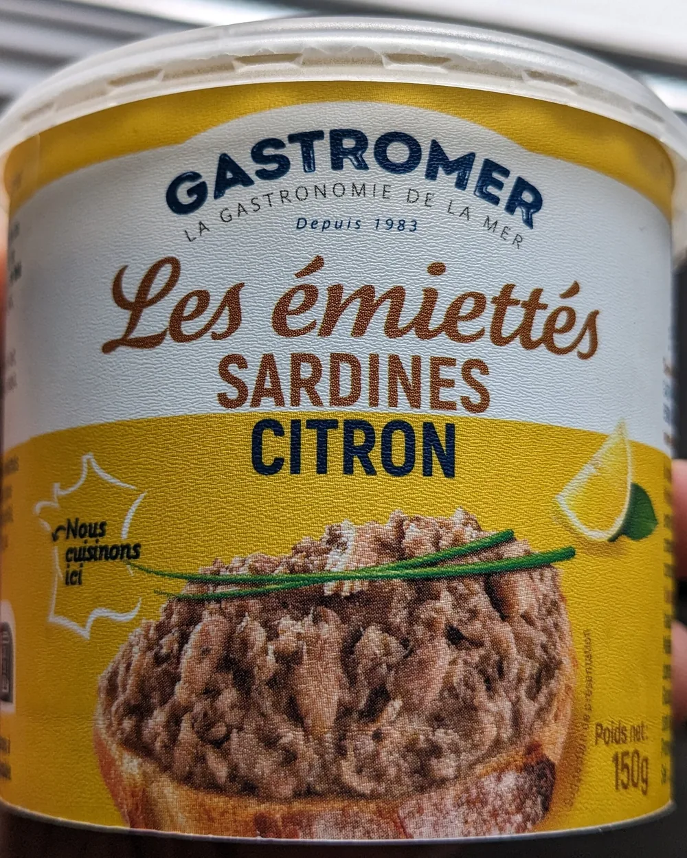 Les émiettés sardines cuisines au citron