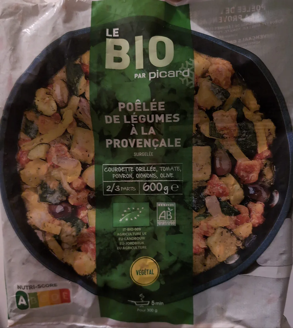 Poêlée de légumes à la provencale