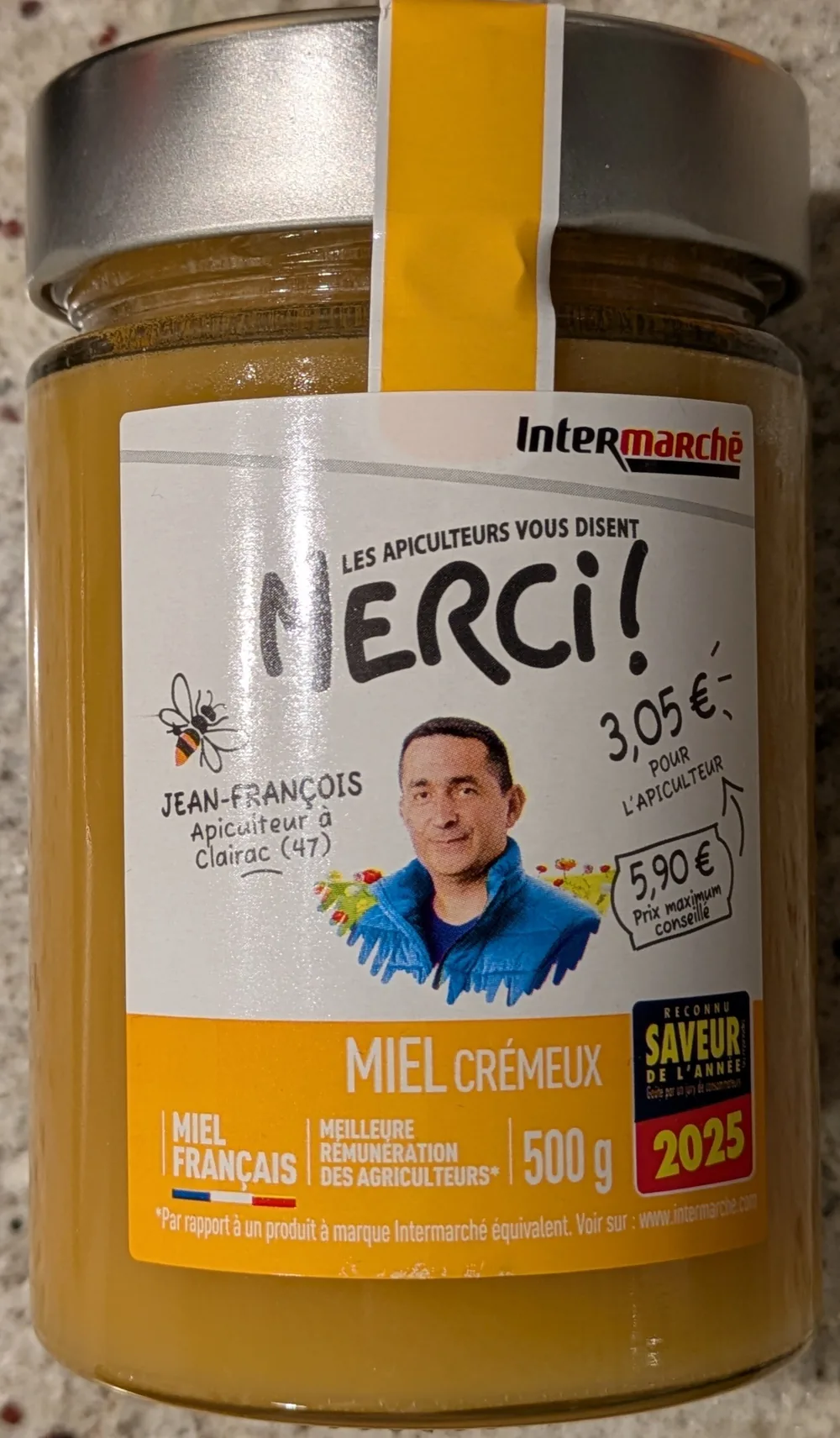 Miel de France crémeux