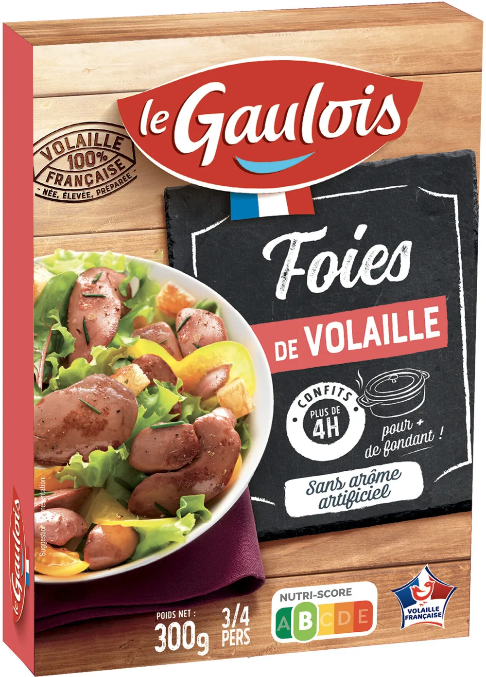 Foies de volailles confits