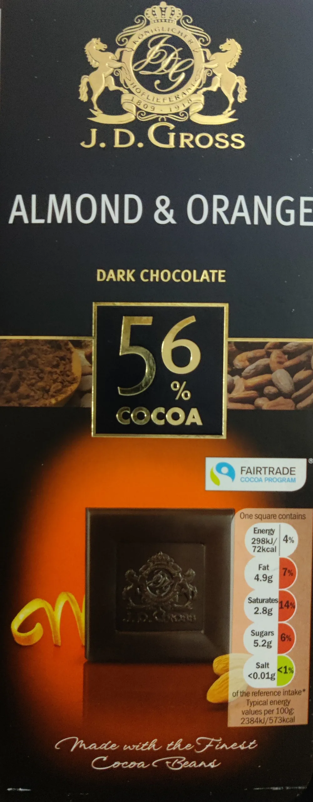 DARK CHOCOLATE ALMOND &amp; ORANGE