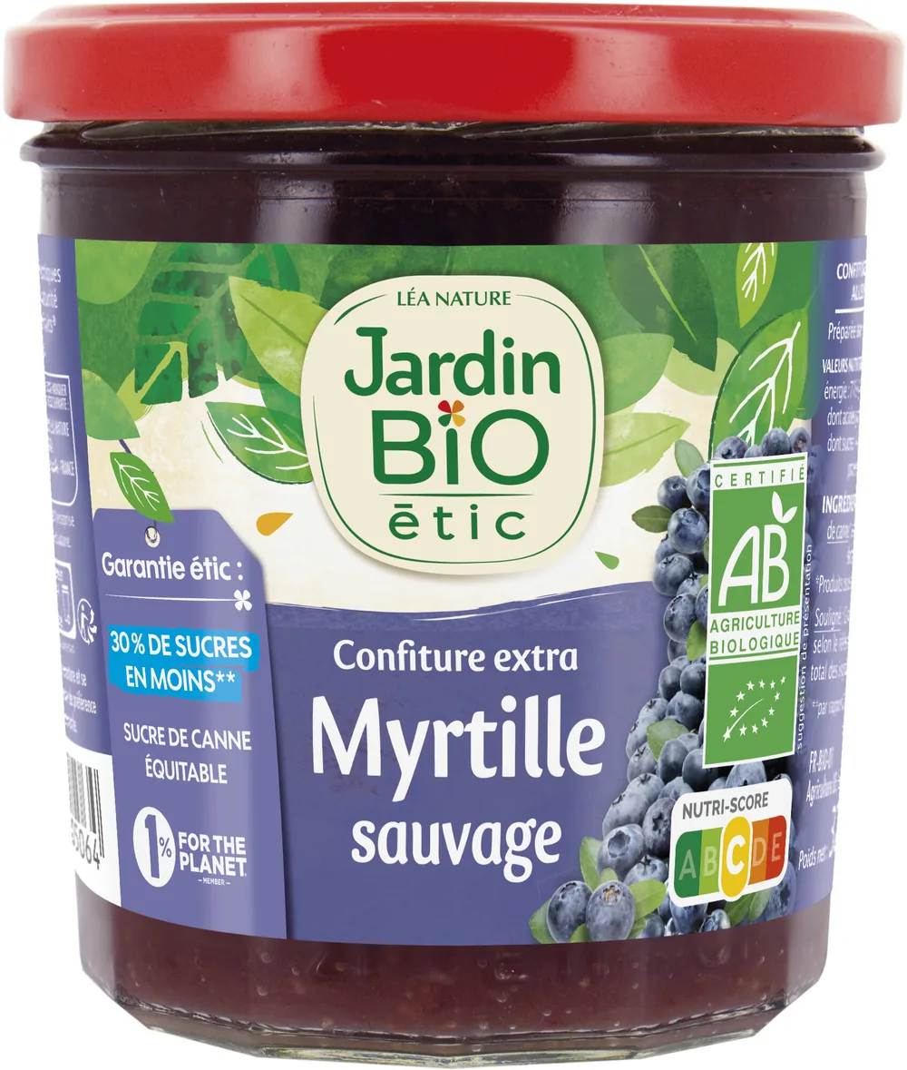 Confiture myrtille sauvage