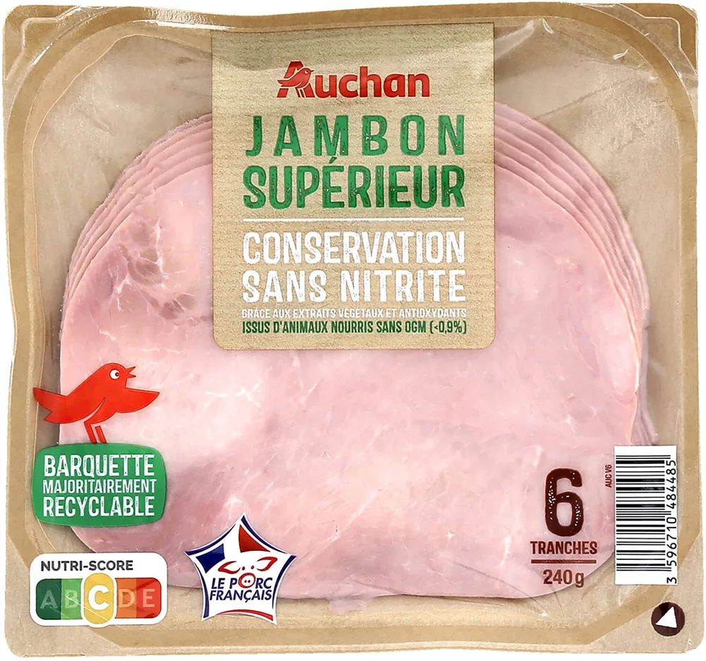 Jambon Supérieur sans couenne sans nitrite