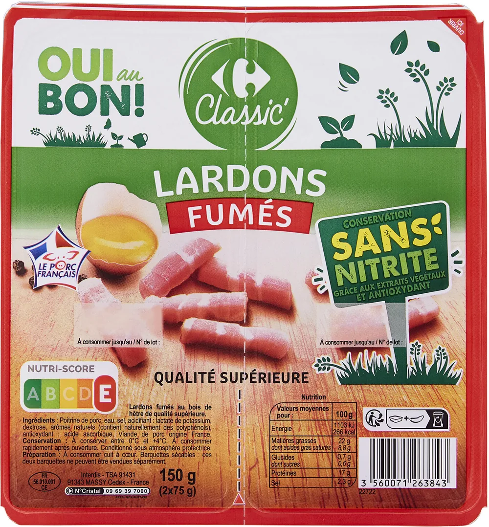 Lardons fumés