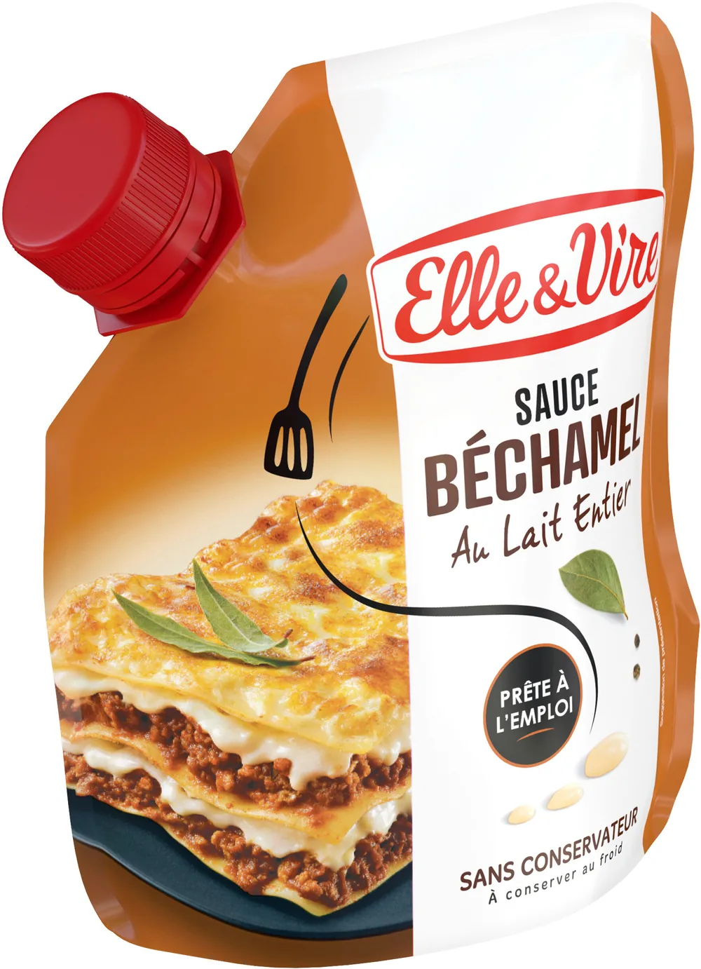 Elle &amp; vire sauce bechamel poche 33cl