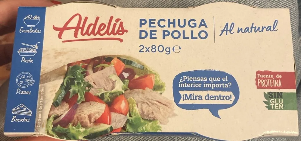 Pechuga de pollo al natural