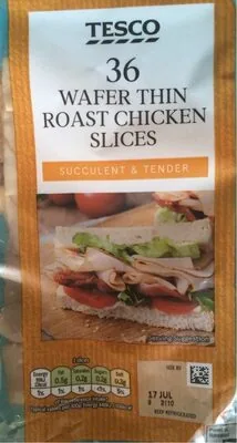 Tesco wafer thin roast chicken slices