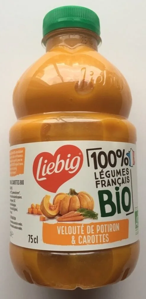 Velouté de potiron &amp; carottes BIO