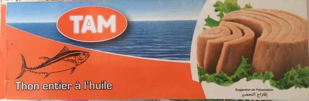 Thon entier à l'huile