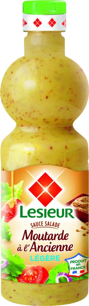 Sauce salade légère à la moutarde à l'ancienne