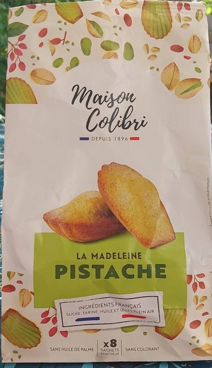 Madeleine pistache
