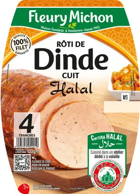Rôti de Dinde cuit - Halal