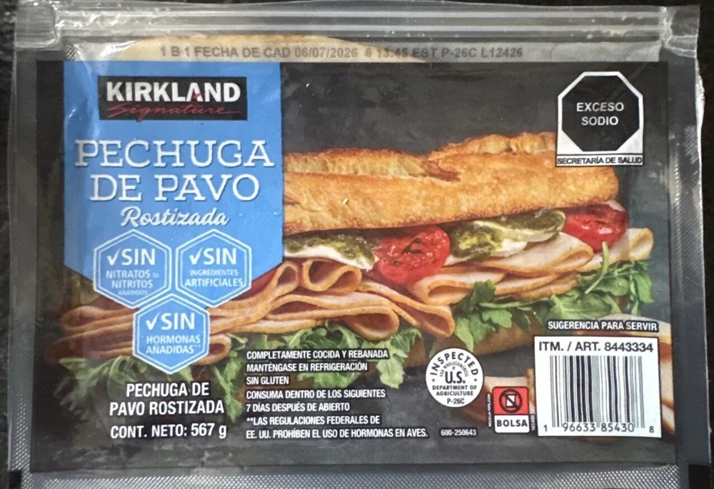 Pechuga Pavo Kirkland