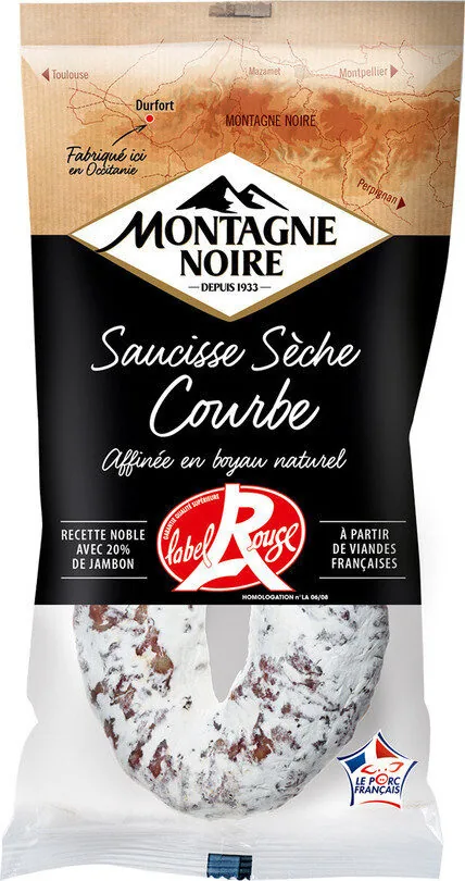 Saucisse sèche courbe