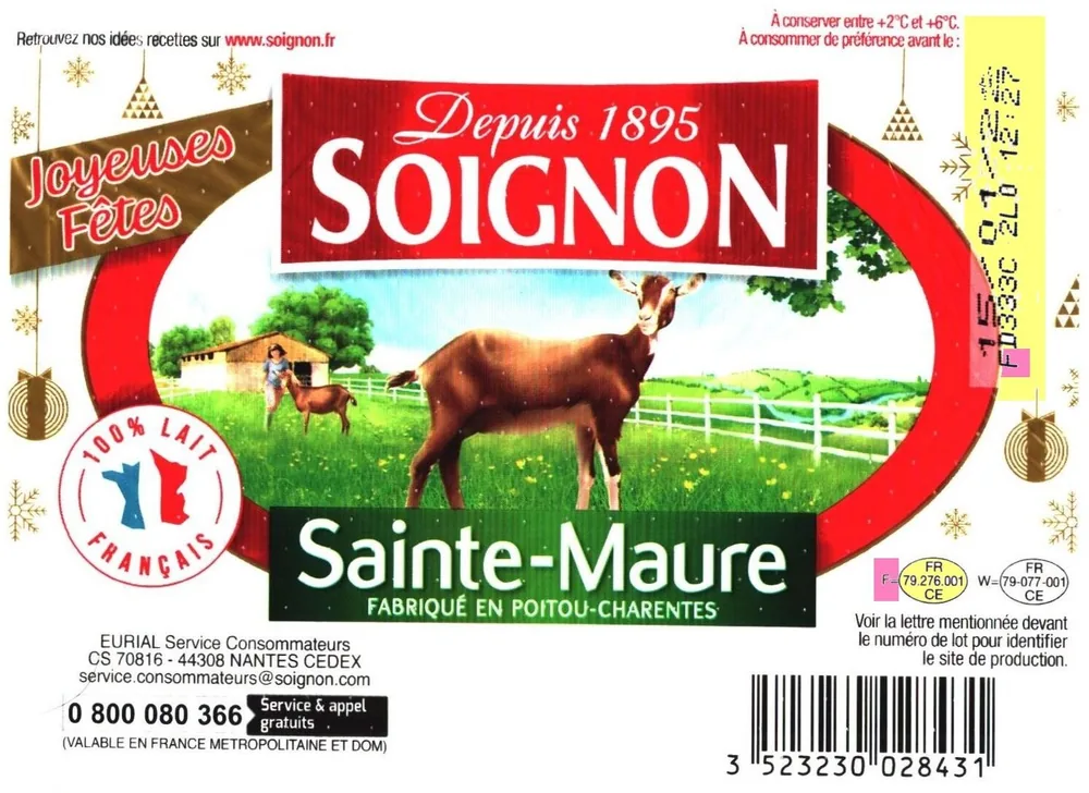 La bûche Sainte-Maure (Poitou-Charentes