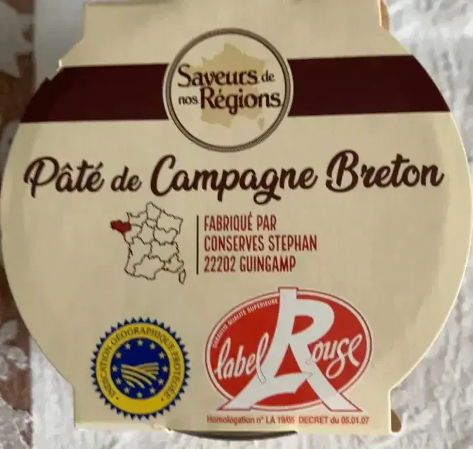 Pâté campagne breton IGP