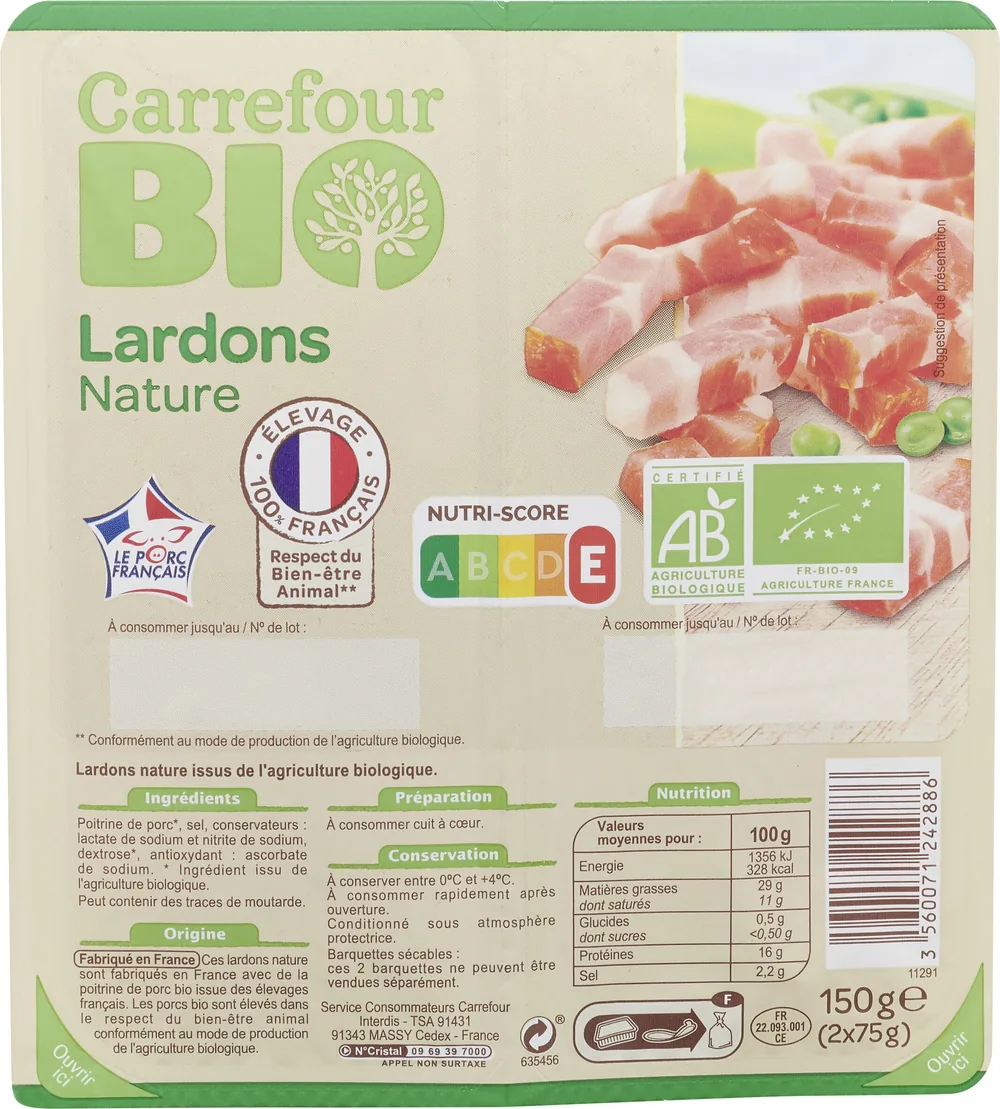 Lardons Nature
