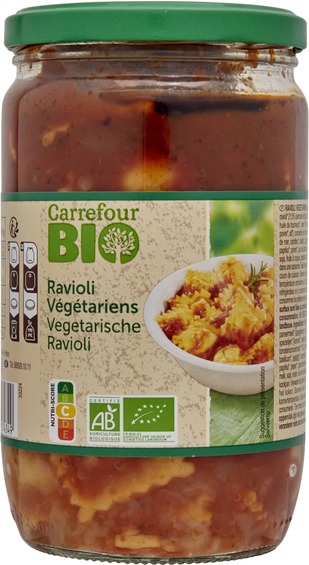 Ravioli vegetariens