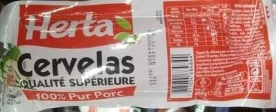 HERTA Cervelas Saucisson Pur Porc - 400g