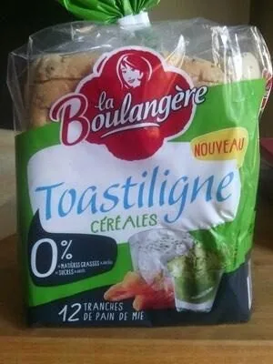Pain de mie grandes tranches Toastiligne céréales &amp; graines 500g