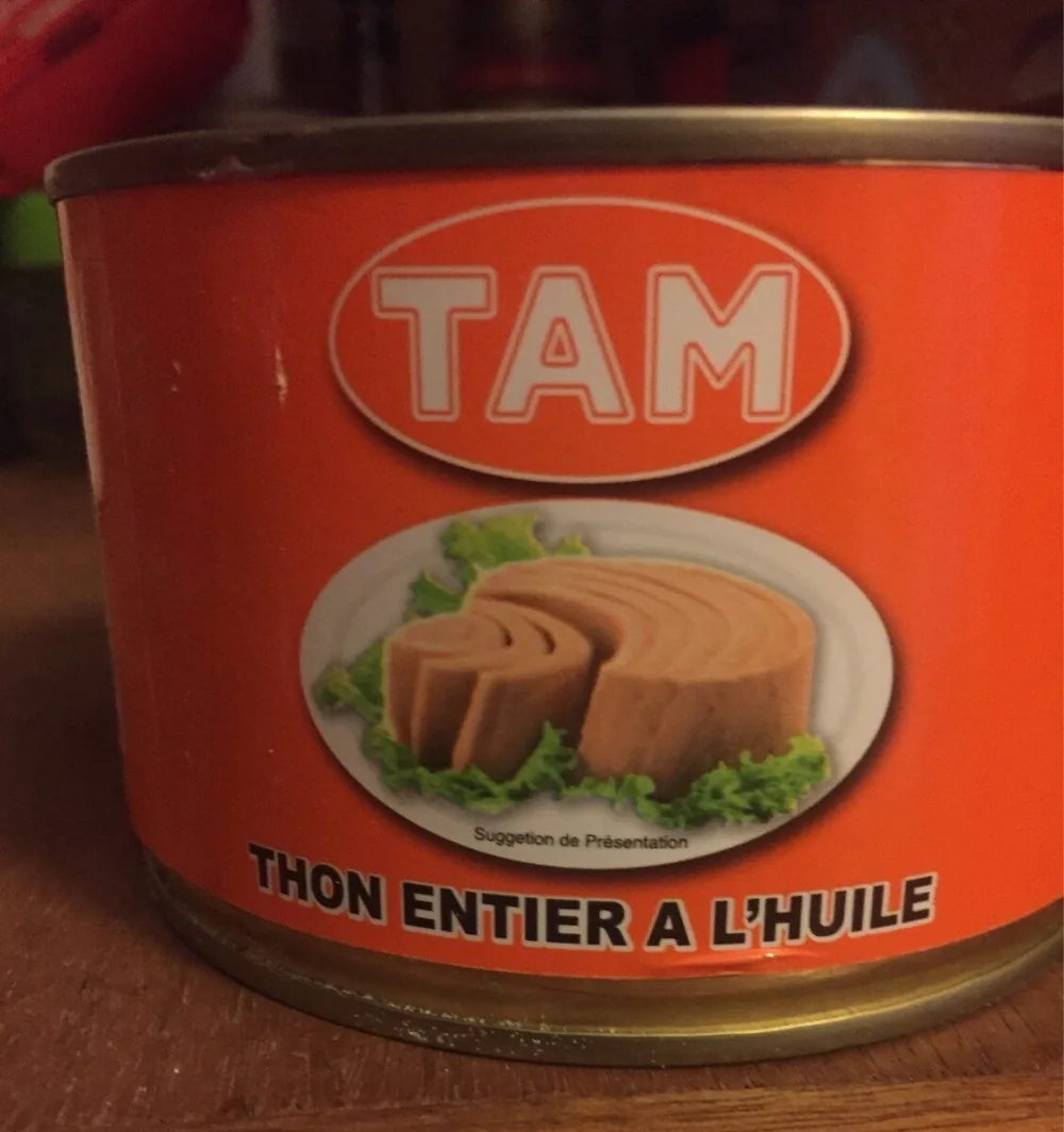 TAM thon entier a l'huile