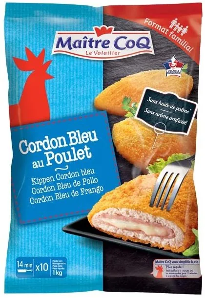 Cordon bleu au poulet 1kg