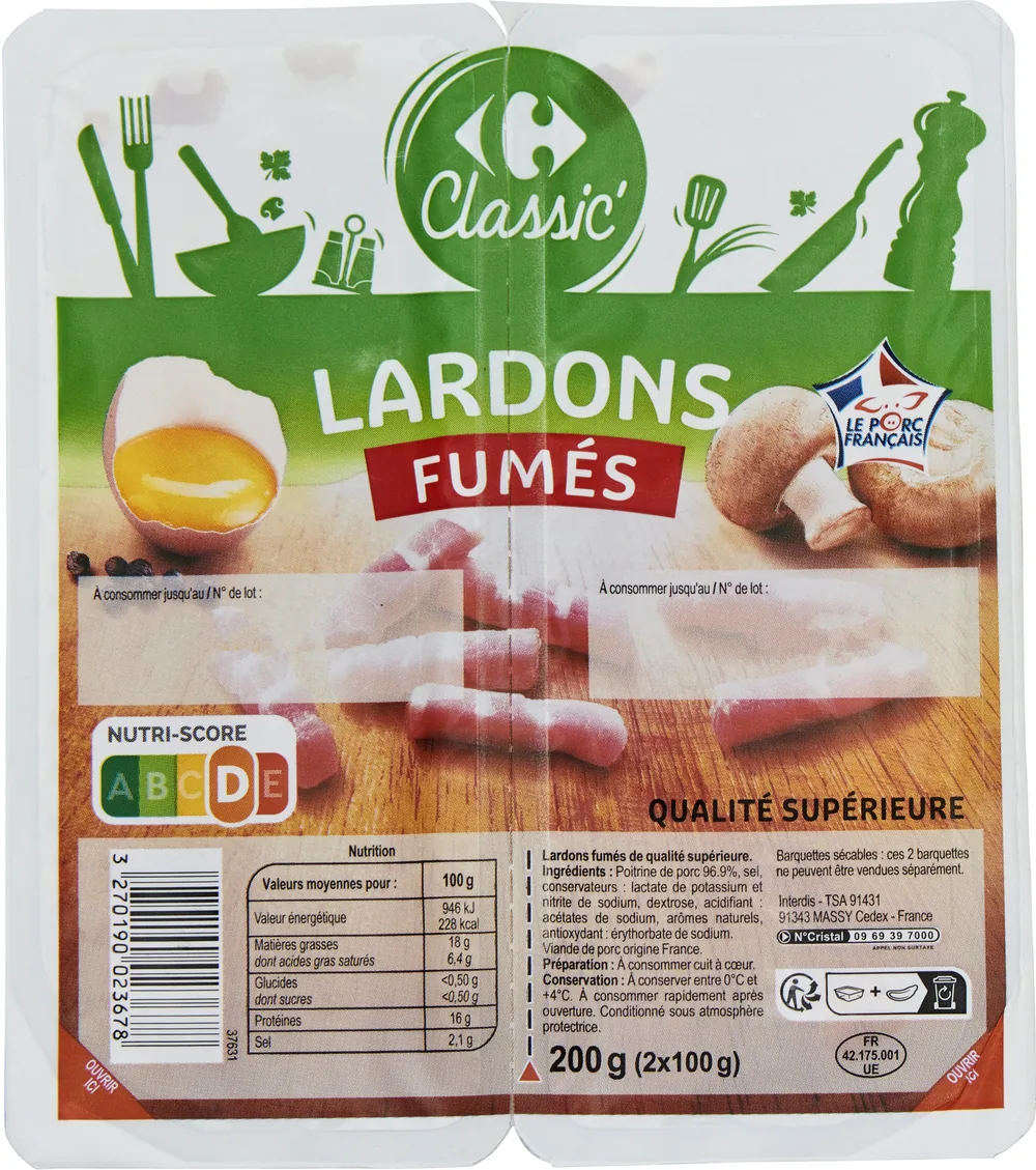 Lardons Fumés