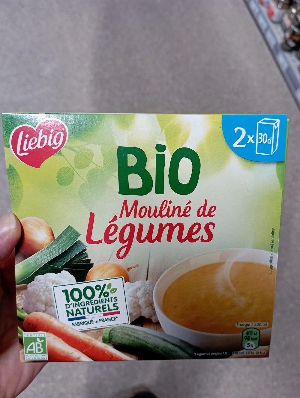 Mouliné de légumes