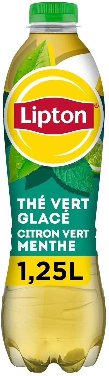 Thé Vert Glacé Citron Vert et Menthe