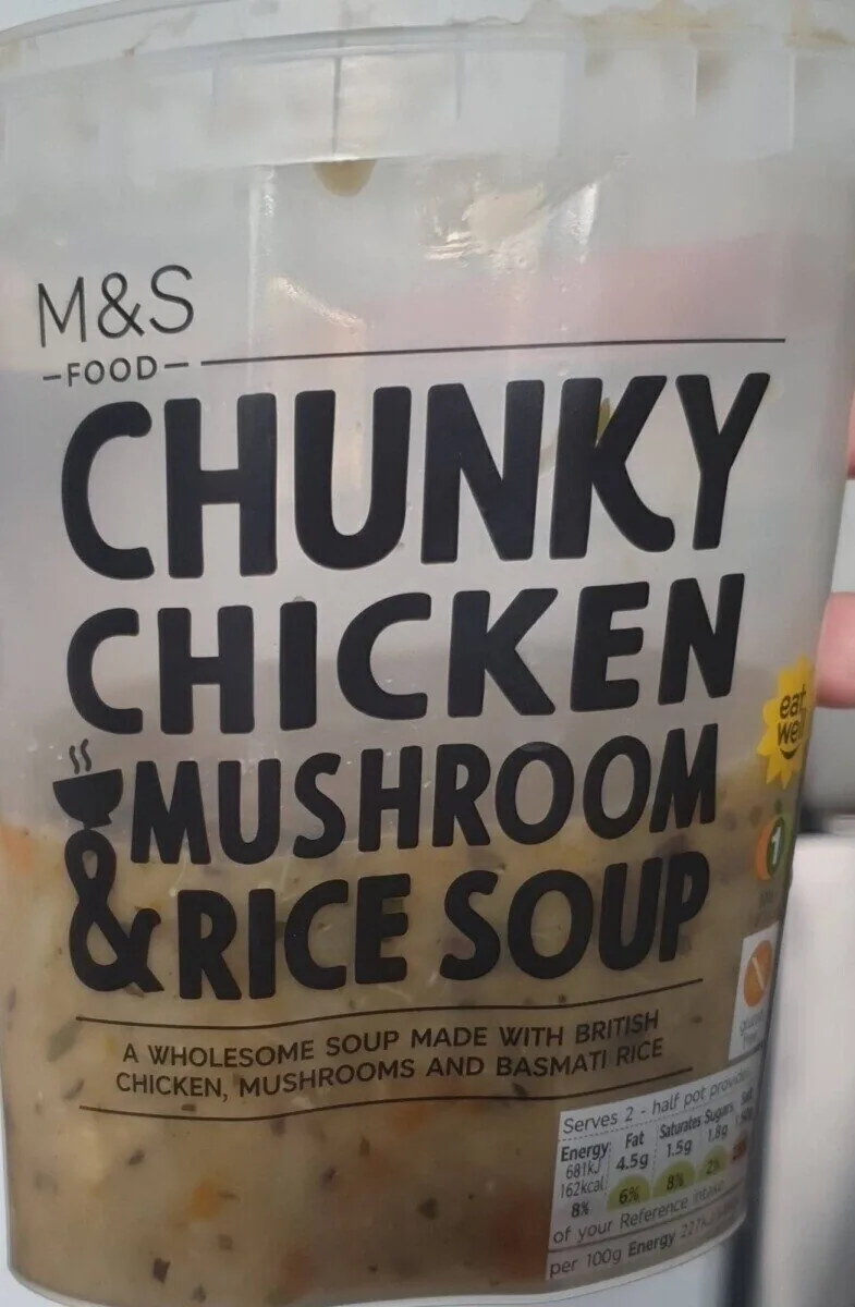 Chicken, Mushroom &amp; Rice Soup