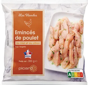 Emincés de poulet au citron et au miel