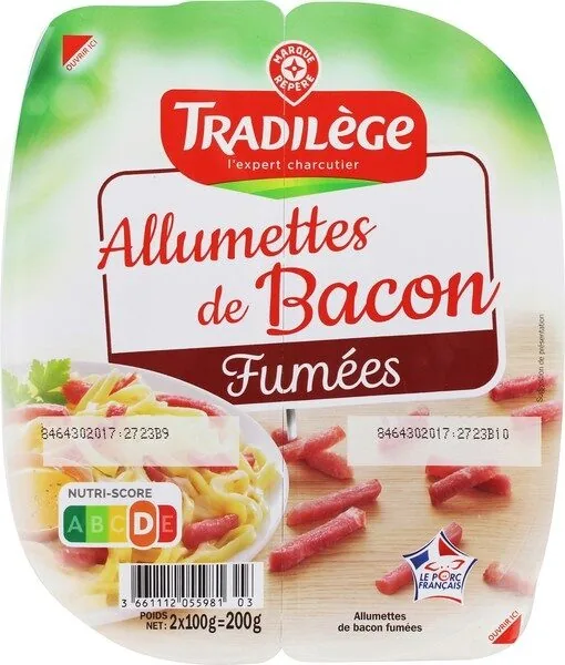 Allumettes de bacon Fumées