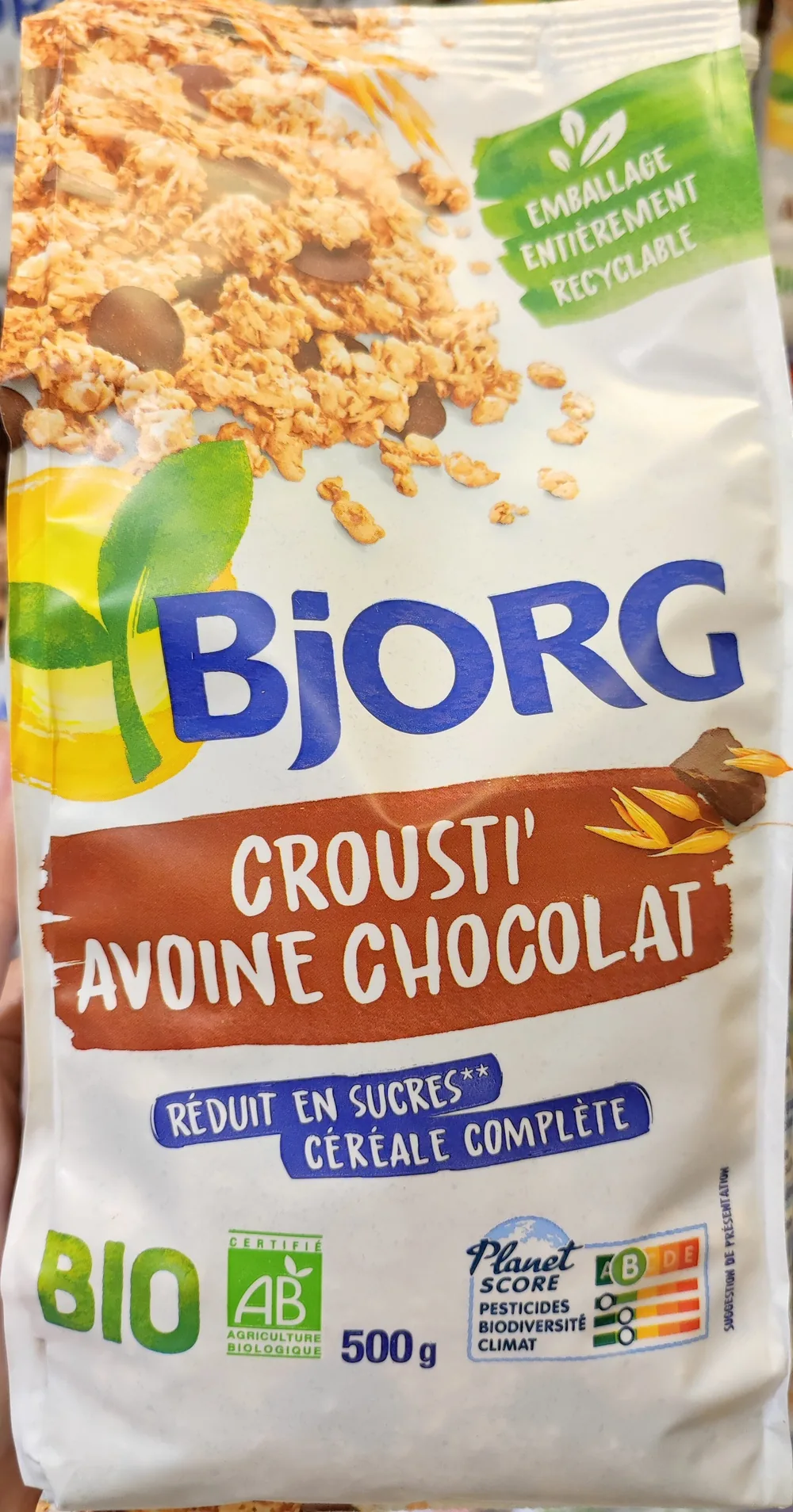 Crousti' Avoine Chocolat