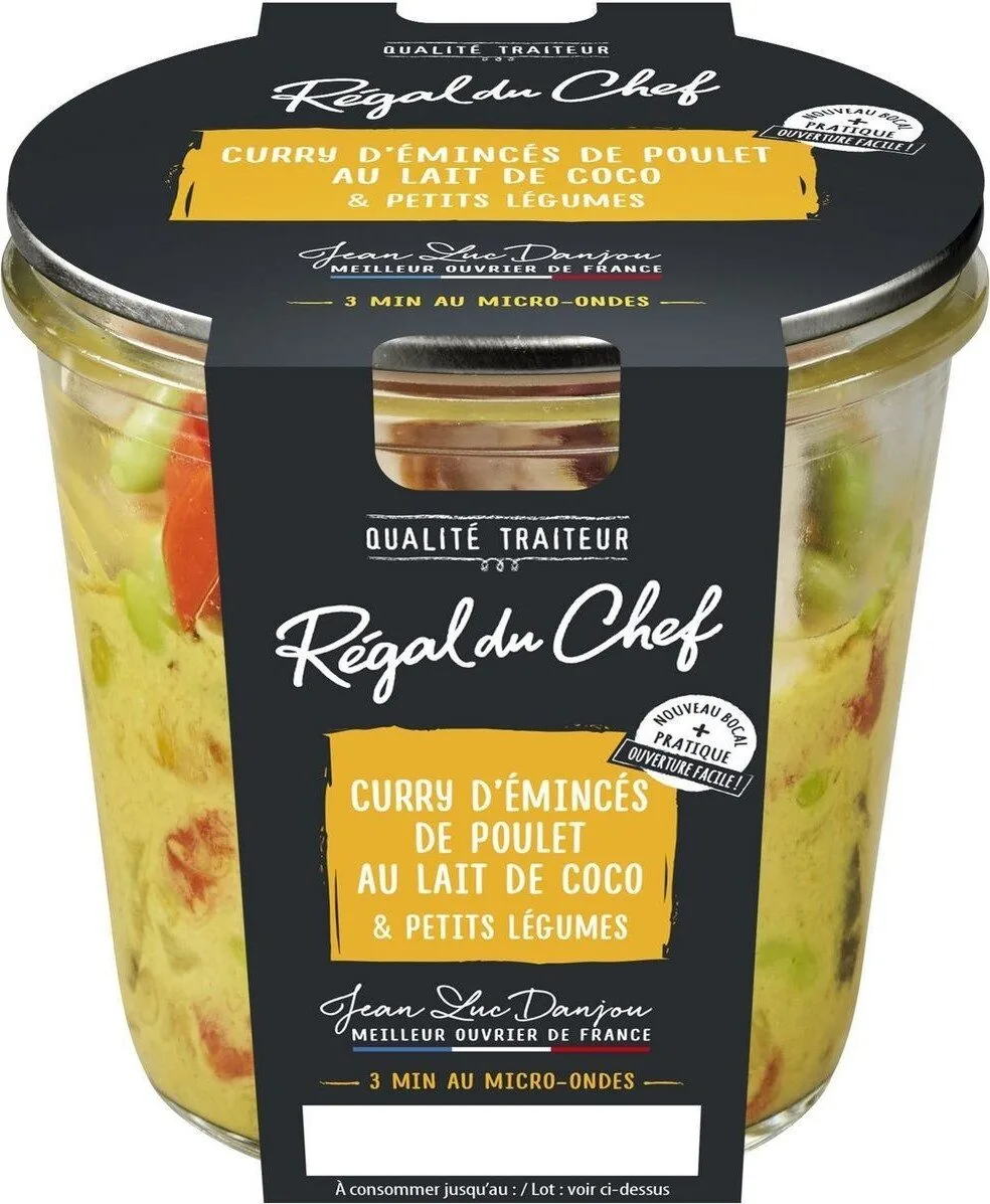 Curry de poulet au lait de coco