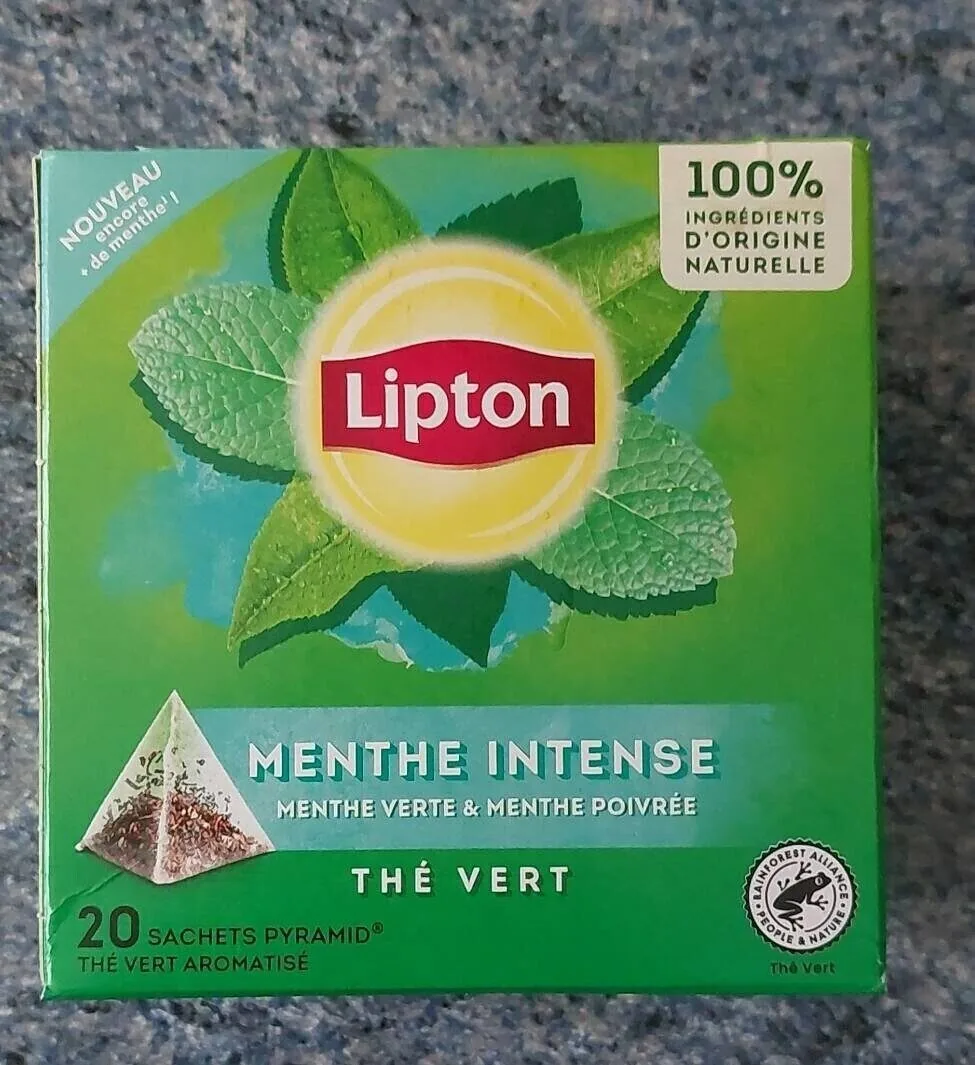 Thé vert menthe intense menthe verte &amp; menthe poivrée