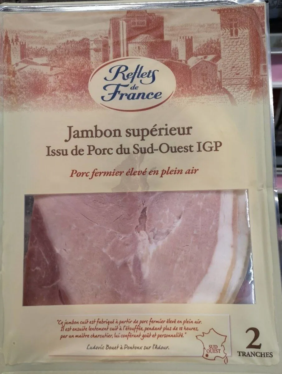 Jambon Cuit Supérieur Issu de Porc du Sud-Ouest IGP