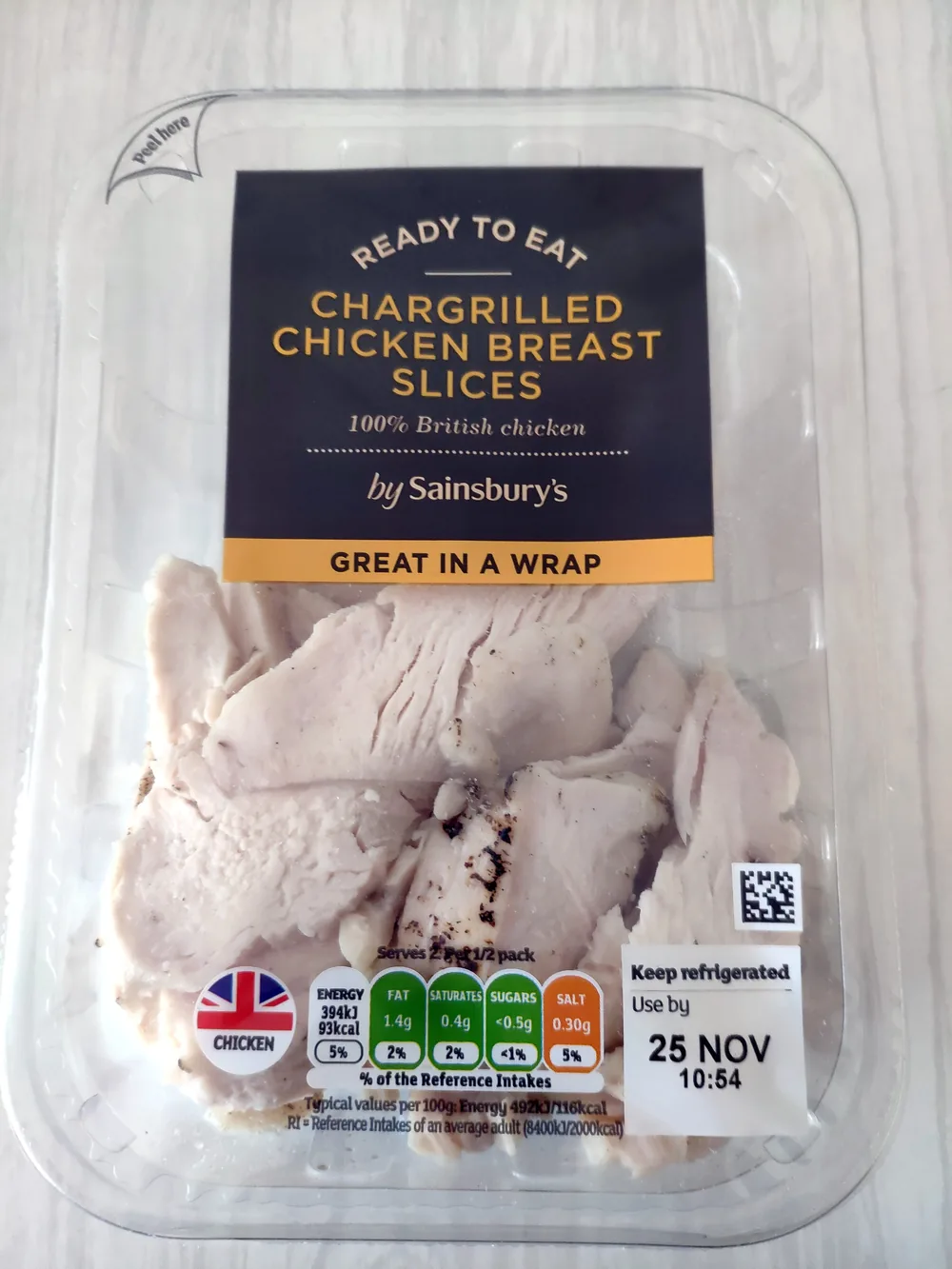 Chargrilled British Chicken Breast Slices